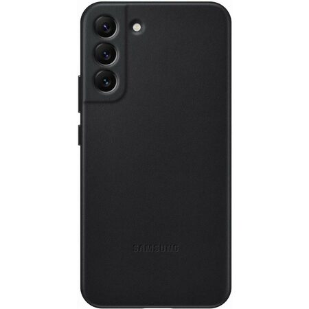 Kryt na mobil Samsung Leather Cover na Galaxy S22+ - černý
