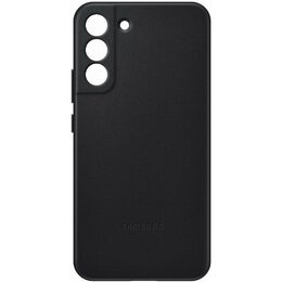Kryt na mobil Samsung Leather Cover na Galaxy S22+ - černý