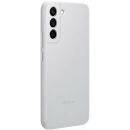 Kryt na mobil Samsung Leather Cover na Galaxy S22+ - šedý
