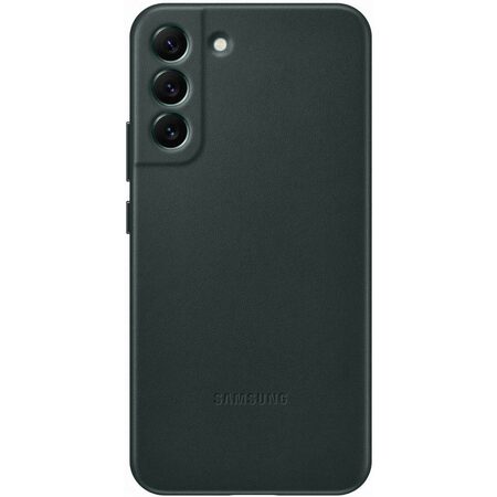Kryt na mobil Samsung Leather Cover na Galaxy S22+ - zelený