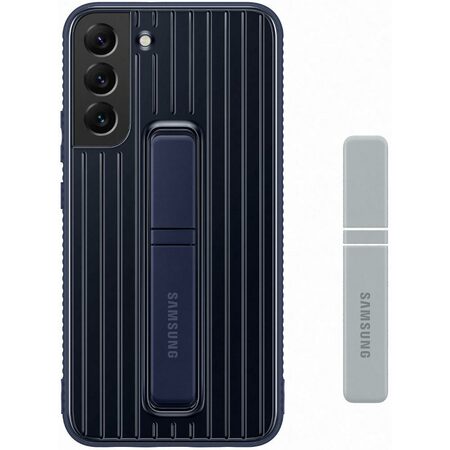 Kryt na mobil Samsung Standing Cover na Galaxy S22+ - modrý
