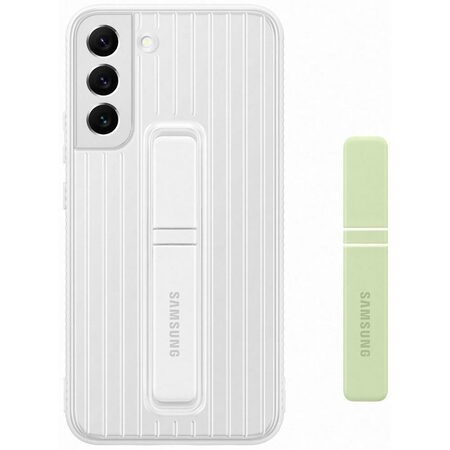 Kryt na mobil Samsung Standing Cover na Galaxy S22+ - bílý