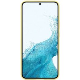 Kryt na mobil Samsung Silicone Cover na Galaxy S22+ - žlutý