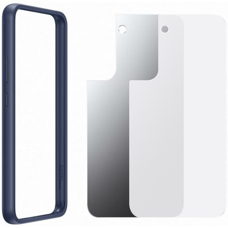Kryt na mobil Samsung Frame na Galaxy S22+ - modrý