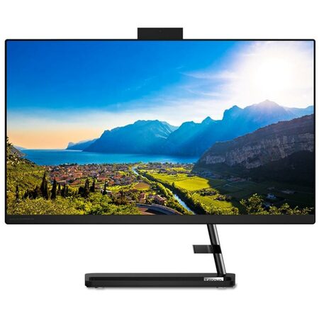 Počítač All In One Lenovo IdeaCentre AIO 3 24ALC6 23.8", 1920 x 1080 Full HD , bezdotykový, R3-5300U, SSD 256GB, , Radeon Graphics, , , Microsoft Windows 11 Home - černý