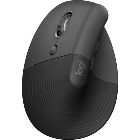 Myš Logitech Lift Left Vertical Ergonomic - šedá