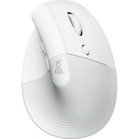 Myš Logitech Lift Vertical Ergonomic - bílá