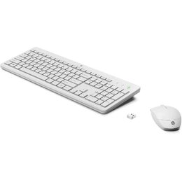 Klávesnice s myší HP 230, CZ/SK - bílá