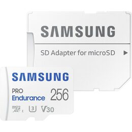 Paměťová karta Samsung Micro SDXC Pro Endurance 256GB UHS-I U3 (100R/40W) + SD adaptér