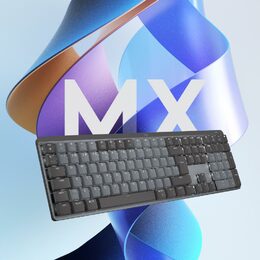 Klávesnice Logitech MX Mechanical, Tactile, US - graphite