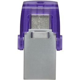 Flash USB Kingston DataTraveler microDuo 3C 256GB USB 3.2 - USB-C - fialový