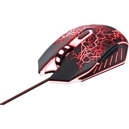 Herní set Trust GXT 783X myš + podložka pod myš, optická/6 tlačítek/4000DPI - černá
