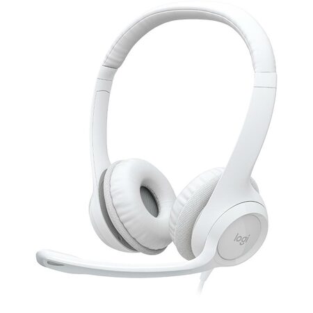 Headset Logitech H390 USB - bílý