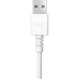Headset Logitech H390 USB - bílý