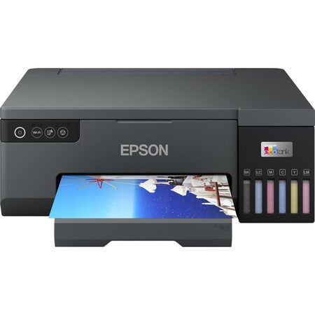 Tiskárna inkoustová Epson EcoTank L8050 A4, 22str./min., 22str./min., 5760 × 1440, manuální duplex,  - černá