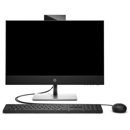 Počítač All In One HP ProOne 440 G9 23.8", bezdotykový, i3-12100T, SSD 256GB, UHD Graphics 730, DOS - černý/stříbrný
