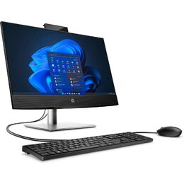 Počítač All In One HP ProOne 440 G9 23.8", bezdotykový, i3-12100T, SSD 256GB, UHD Graphics 730, Microsoft Windows 11 Home - černý/stříbrný