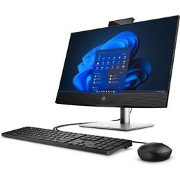 Počítač All In One HP ProOne 440 G9 23.8", bezdotykový, i3-12100T, SSD 256GB, UHD Graphics 730, Microsoft Windows 11 Home - černý/stříbrný