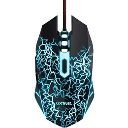 Herní set Trust Basics Gaming Wired myš + podložka pod myš - černý