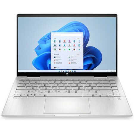 Ntb HP Pavilion x360 14-ek1003nc i7-1355U, 14", RAM 16GB, SSD 1024 GB, Intel Iris Xe, FPR, Microsoft Windows 11 Home - stříbrný
