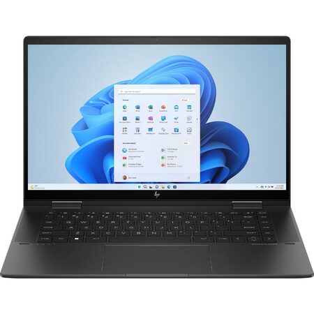 Ntb HP ENVY x360 15-fh0000nc R5-7530U, 15.6", RAM 16GB, SSD 512GB, AMD Radeon Graphics, Microsoft Windows 11 Home - černý