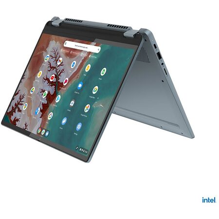 Ntb Lenovo IdeaPad Flex 5 Chrome 14IAU7 i3-1215U, 14", RAM 8GB, SSD 128GB, Intel UHD Graphics, Chrome OS - modrý