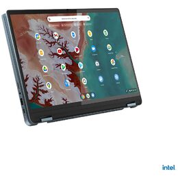 Ntb Lenovo IdeaPad Flex 5 Chrome 14IAU7 i3-1215U, 14", RAM 8GB, SSD 128GB, Intel UHD Graphics, Chrome OS - modrý