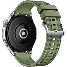 Chytré hodinky Huawei Watch GT 4 46 mm - Silver + Green Strap