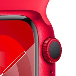 Chytré hodinky Apple Watch Series 9 GPS 41mm pouzdro z hliníku (PRODUCT)RED - (PRODUCT)RED sportovní S/M řemínek