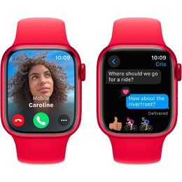 Chytré hodinky Apple Watch Series 9 GPS 41mm pouzdro z hliníku (PRODUCT)RED - (PRODUCT)RED sportovní S/M řemínek