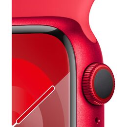 Chytré hodinky Apple Watch Series 9 GPS + Cellular 41mm pouzdro z hliníku (PRODUCT)RED - (PRODUCT)RED sportovní M/L řemínek
