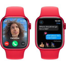 Chytré hodinky Apple Watch Series 9 GPS + Cellular 41mm pouzdro z hliníku (PRODUCT)RED - (PRODUCT)RED sportovní M/L řemínek