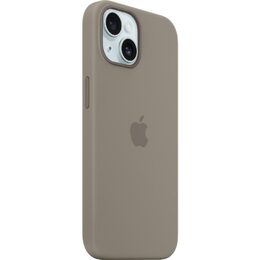 Kryt na mobil Apple Silicone Case s MagSafe pro iPhone 15 - jílově šedý
