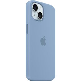 Kryt na mobil Apple Silicone Case s MagSafe pro iPhone 15 - ledově modrý