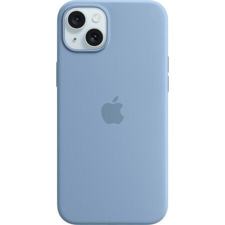 Kryt na mobil Apple Silicone Case s MagSafe pro iPhone 15 Plus - ledově modrý