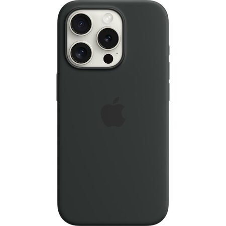 Kryt na mobil Apple Silicone Case s MagSafe pro iPhone 15 Pro - černý