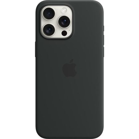 Kryt na mobil Apple Silicone Case s MagSafe pro iPhone 15 Pro Max - černý