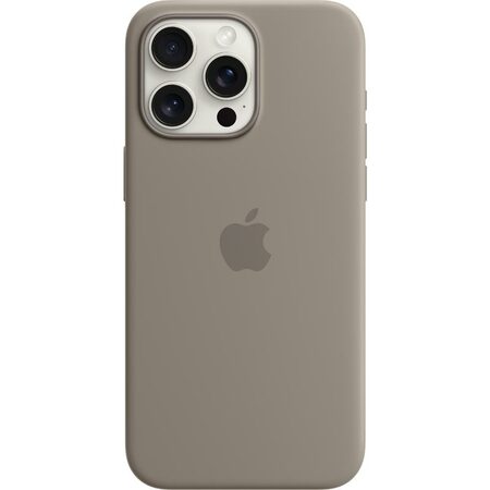 Kryt na mobil Apple Silicone Case s MagSafe pro iPhone 15 Pro Max - jílově šedý