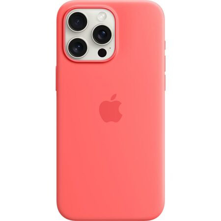 Kryt na mobil Apple Silicone Case s MagSafe pro iPhone 15 Pro Max - světle melounový