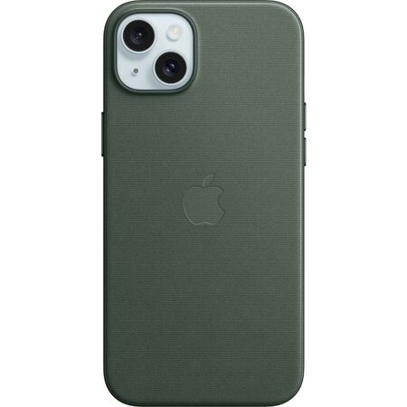 Kryt na mobil Apple FineWoven Case s MagSafe pro iPhone 15 Plus - listově zelený