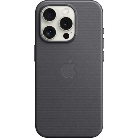 Kryt na mobil Apple FineWoven Case s MagSafe pro iPhone 15 Pro - černý