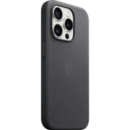 Kryt na mobil Apple FineWoven Case s MagSafe pro iPhone 15 Pro - černý