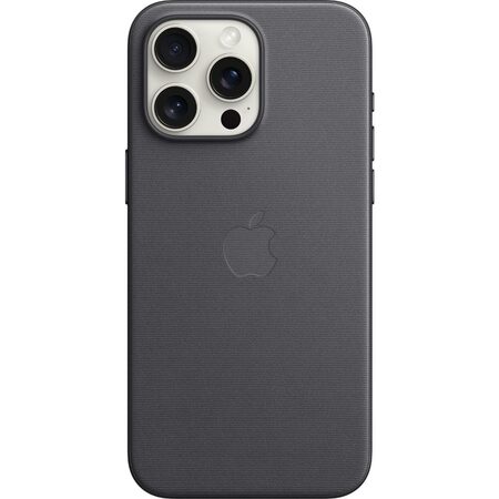 Kryt na mobil Apple FineWoven Case s MagSafe pro iPhone 15 Pro Max - černý