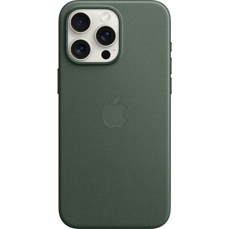 Kryt na mobil Apple FineWoven Case s MagSafe pro iPhone 15 Pro Max - listově zelený