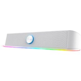 Reproduktory Trust GXT 619W Thorne RGB Illuminated Soundbar - bílé