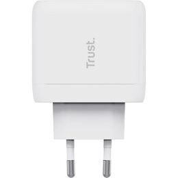 Napájecí adaptér Trust Maxo 65 W USB-C s kabelem USB-C/USB-C, 2 m - bílý