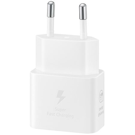 Nabíječka do sítě Samsung EP-T2510, USB-C, 25W, bez kabelu - bílá