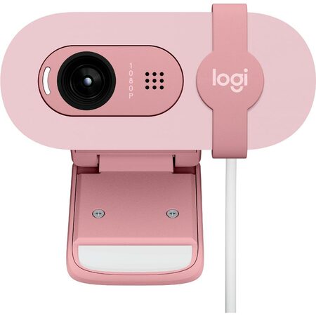 Webkamera Logitech Brio 100 Full HD - růžová