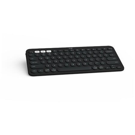 Klávesnice Logitech Pebble Keys 2 K380s, US INT'L - grafitová