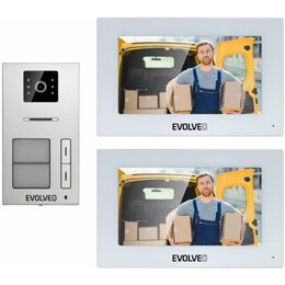 Dveřní videotelefon Evolveo EVOLVEO DoorPhone AP2-2 drátový, pro dva byty s aplikací